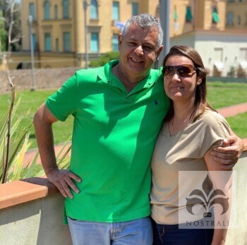 Tadeu de Oliveira e filha